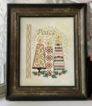 (image for) Peace Christmas Candles